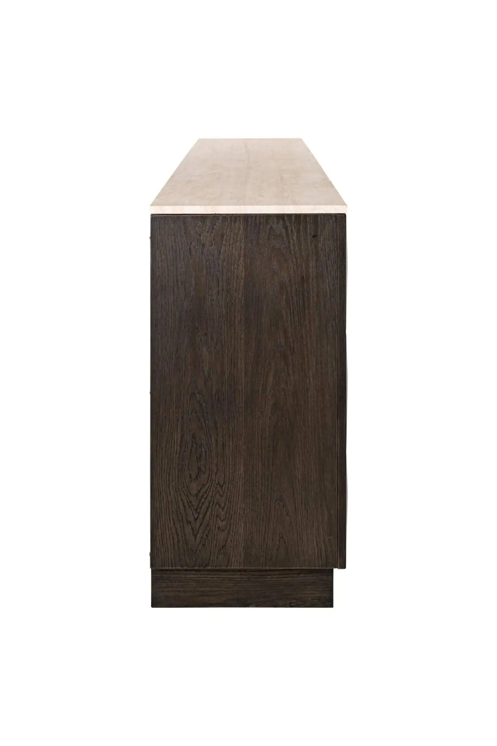 Travertine Top 4-Door Sideboard | Oroa.com