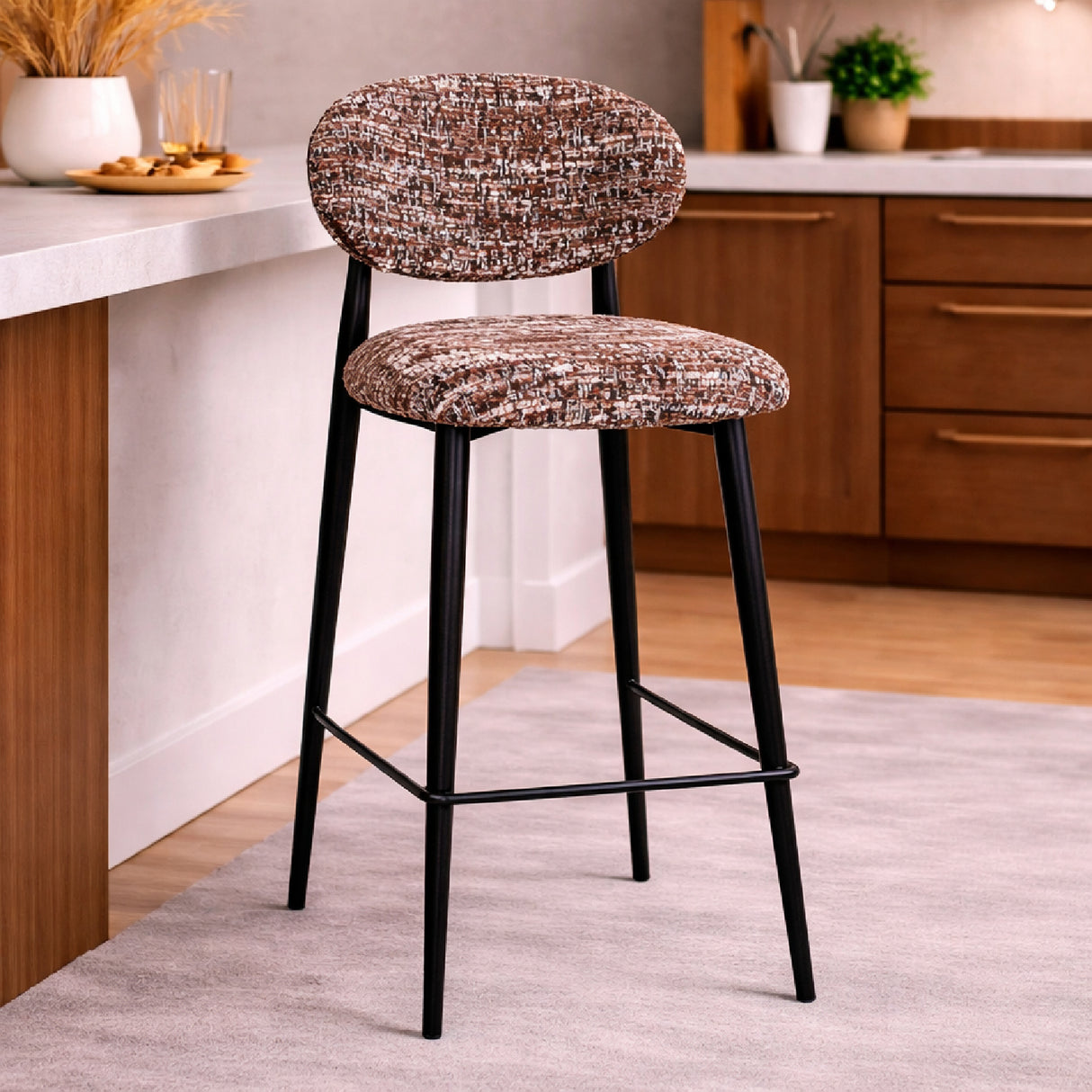 Upholstered Bar Stool | Oroa.com