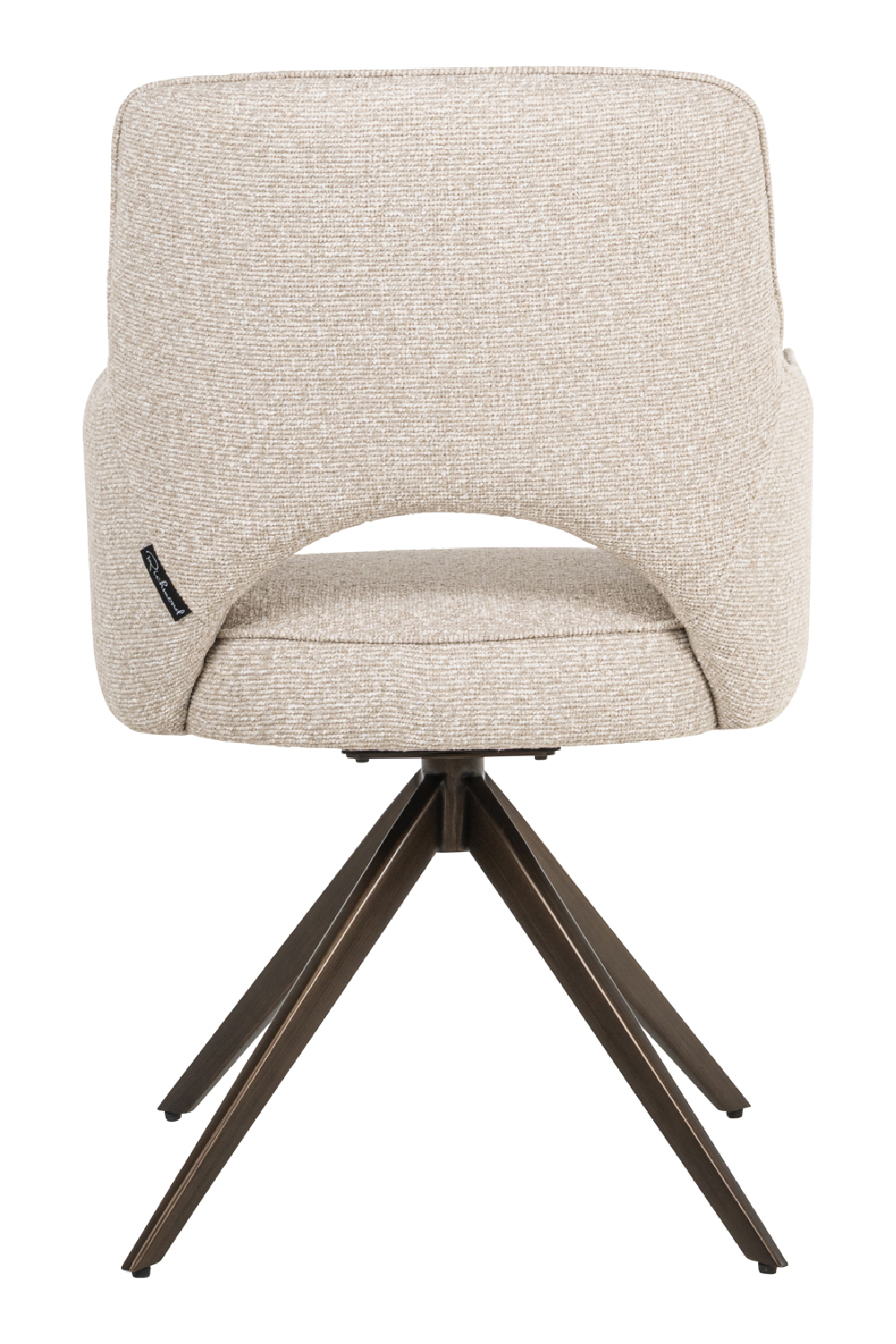 Cut-Out Swivel Dining Armchair | Oroa.com