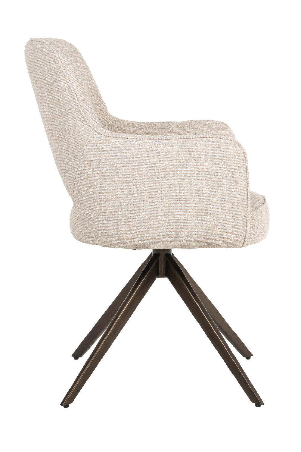 Cut-Out Swivel Dining Armchair | Oroa.com
