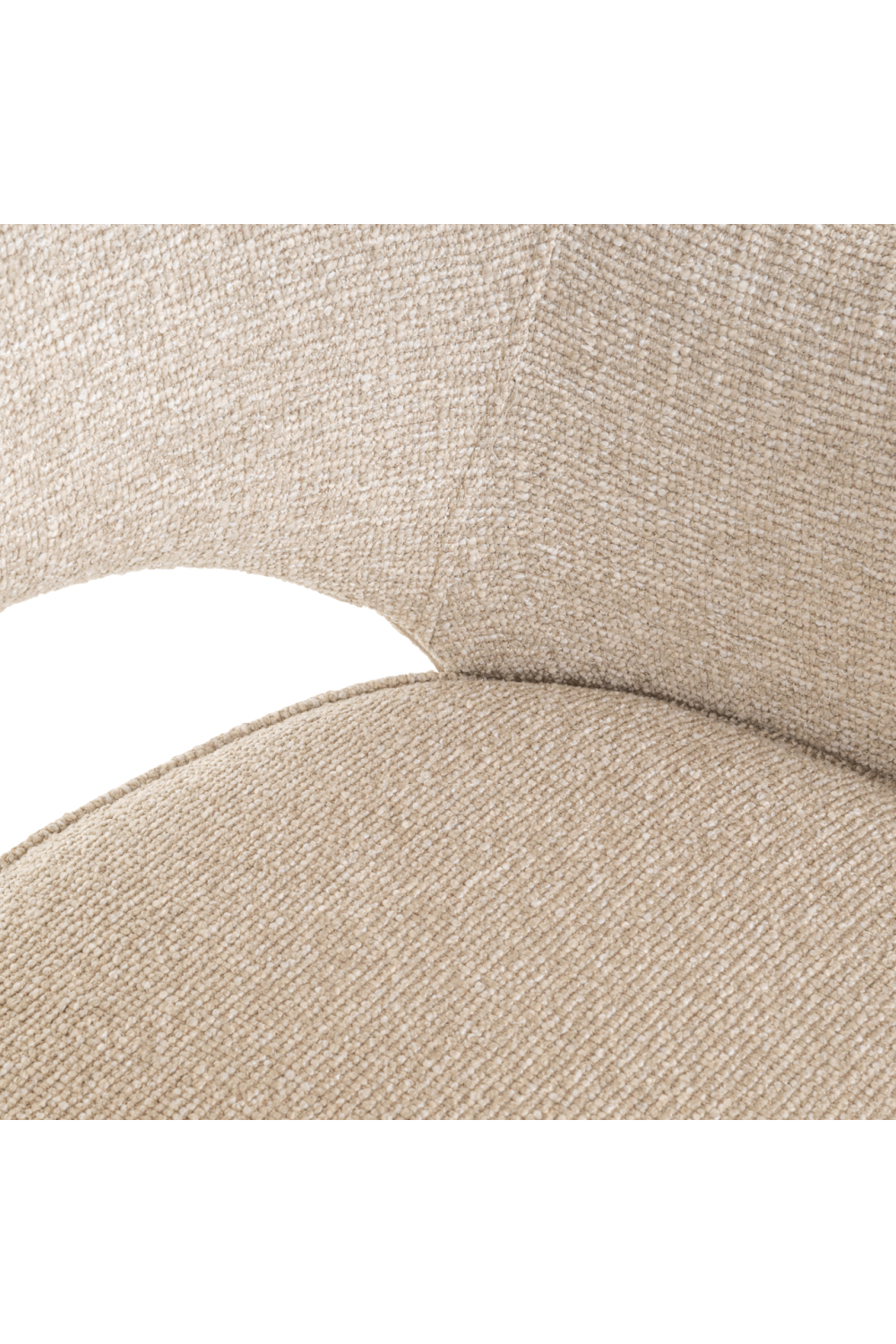 Cut-Out Swivel Dining Armchair | Oroa.com