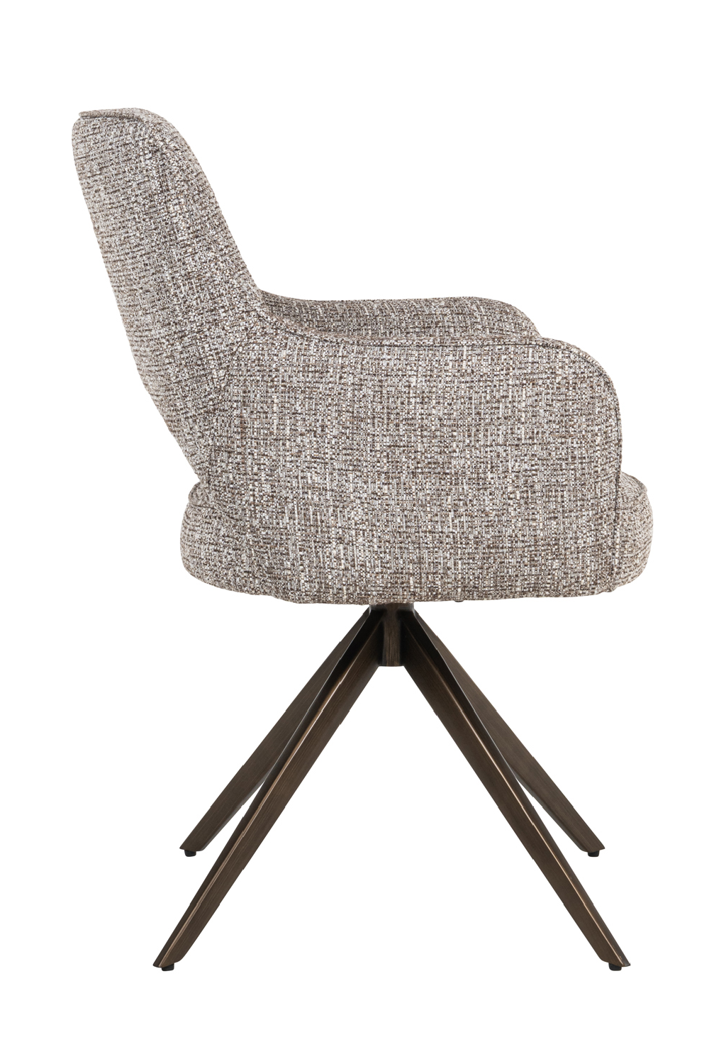 Cut-Out Swivel Dining Armchair | Oroa.com
