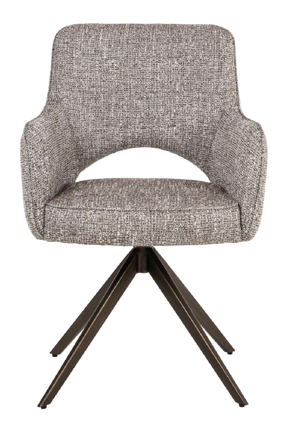 Cut-Out Swivel Dining Armchair | Oroa.com