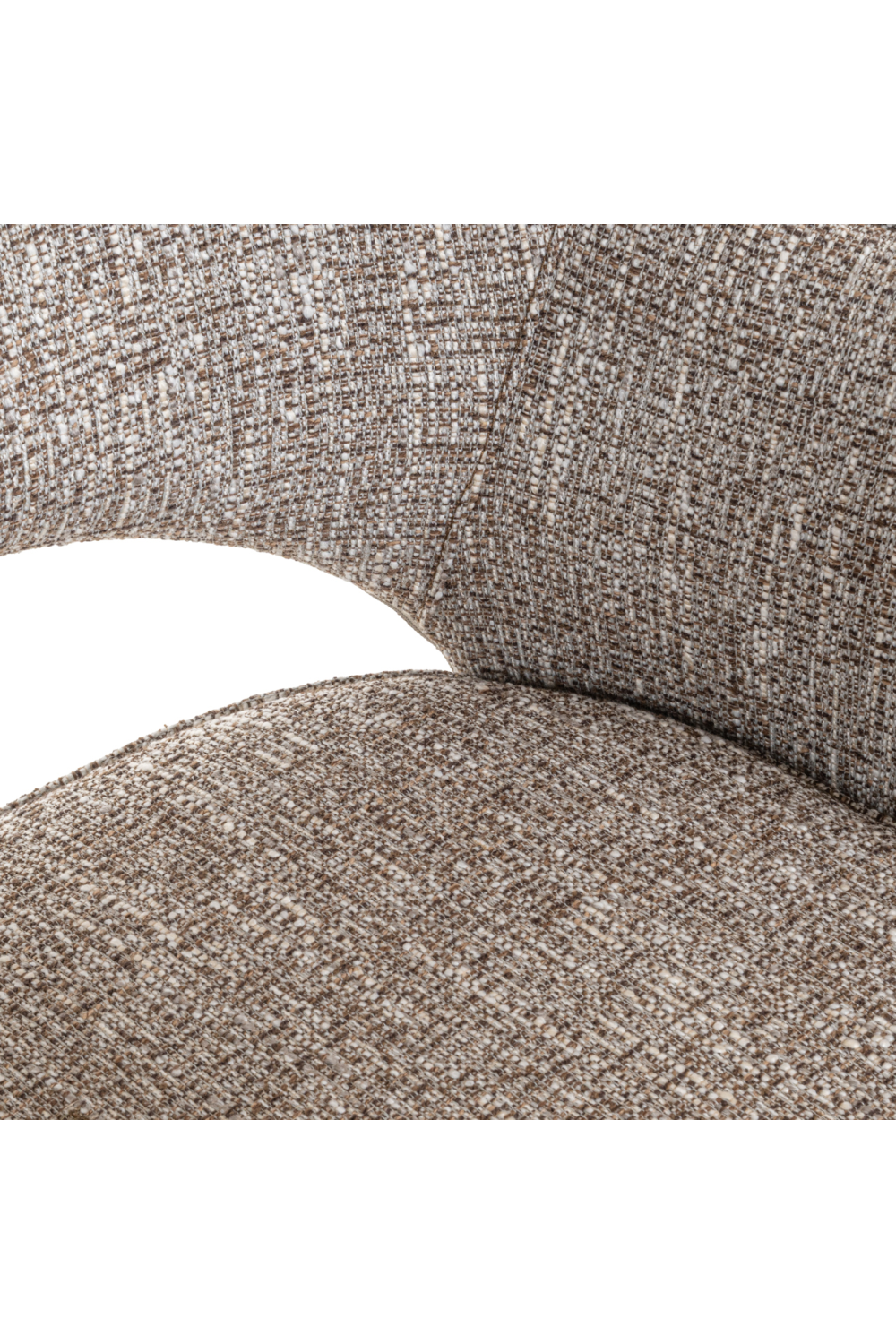 Cut-Out Swivel Dining Armchair | Oroa.com