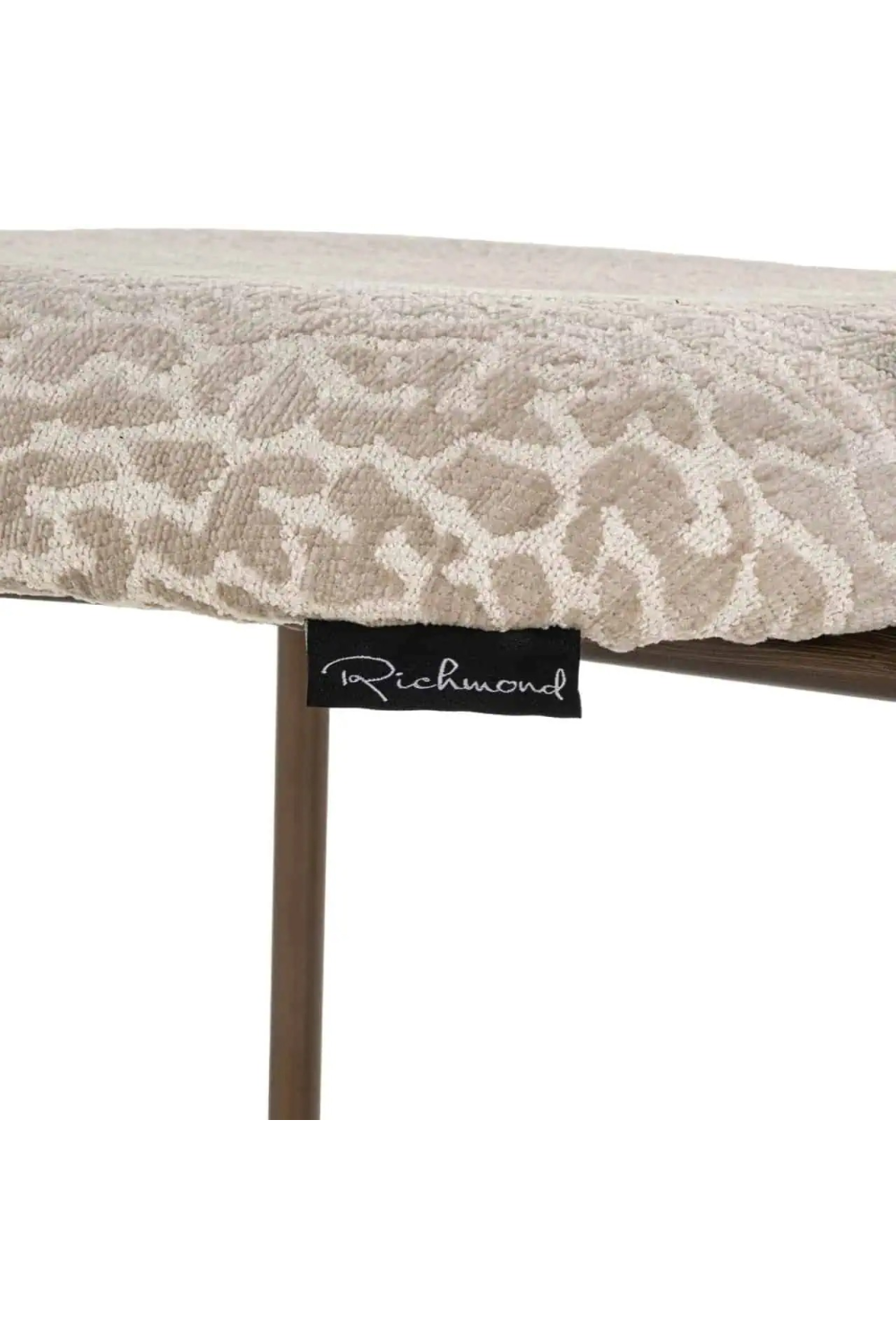 Beige Leopard Print Counter Stools (2) | Oroa.com