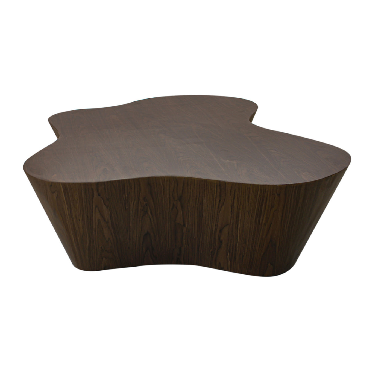 Modern European furniture - Organic-Shaped Walnut Coffee Table - www.oroa.com | Oroa.com