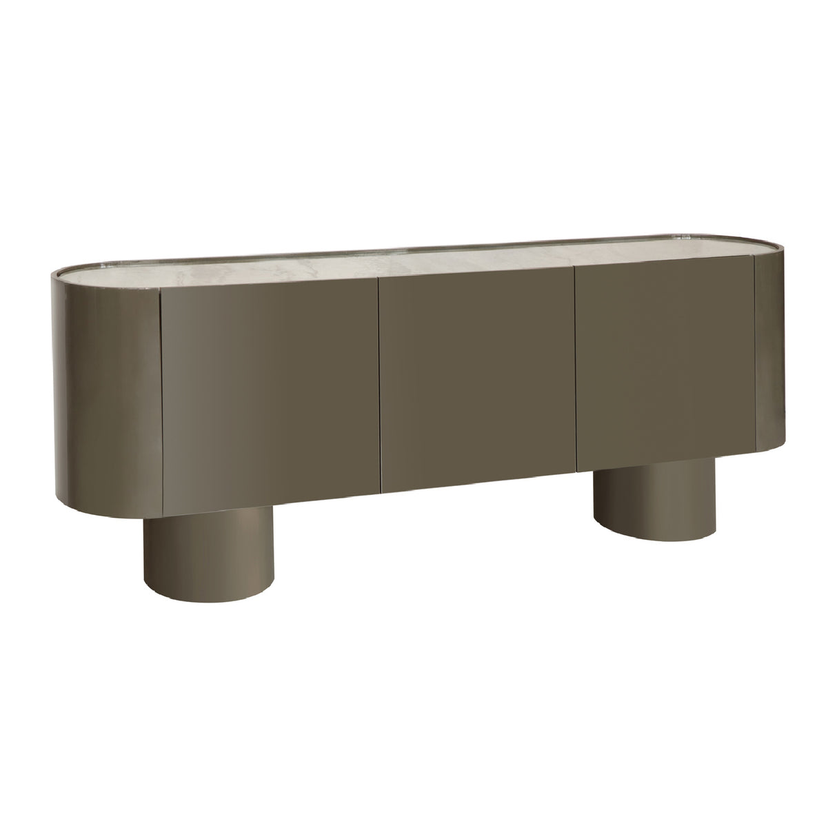 Modern European furniture - Green 3-Door Sideboard - www.oroa.com | Oroa.com