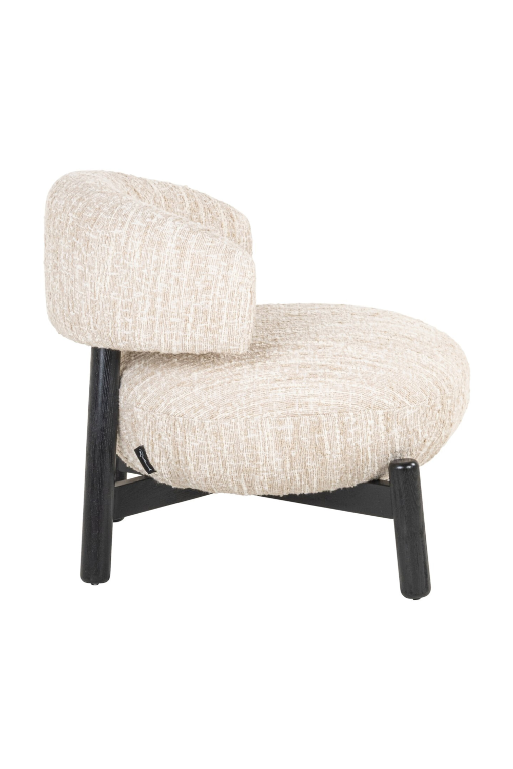 Beige Cushioned Lounge Chair | Oroa.com