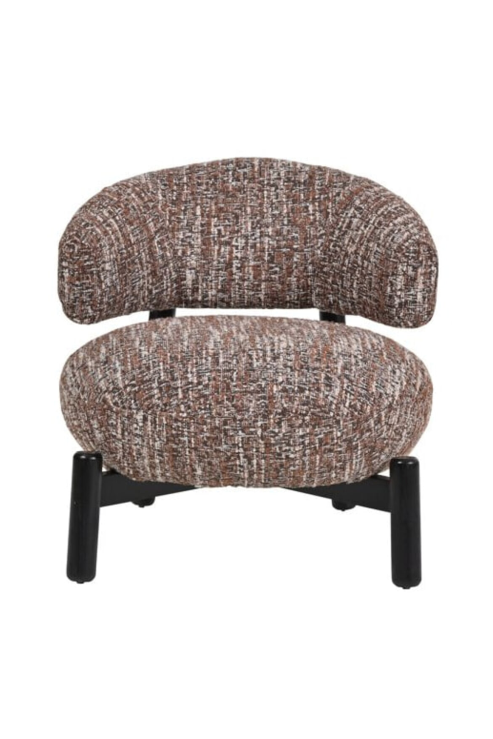 Brown Cushioned Lounge Chair | Oroa.com