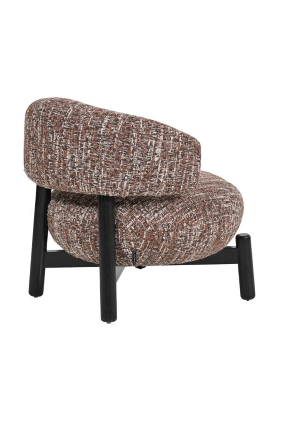Brown Cushioned Lounge Chair | Oroa.com