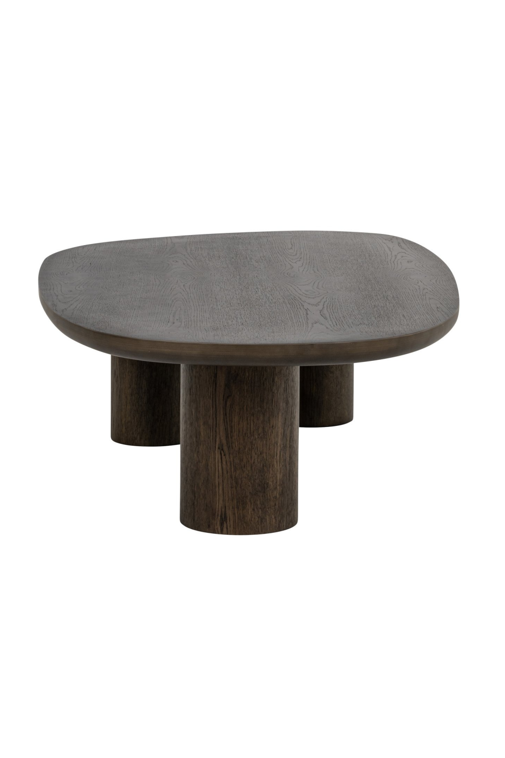 Organic-Shaped Wooden Coffee Table | Richmond Interiors Ellington | Oroa.com