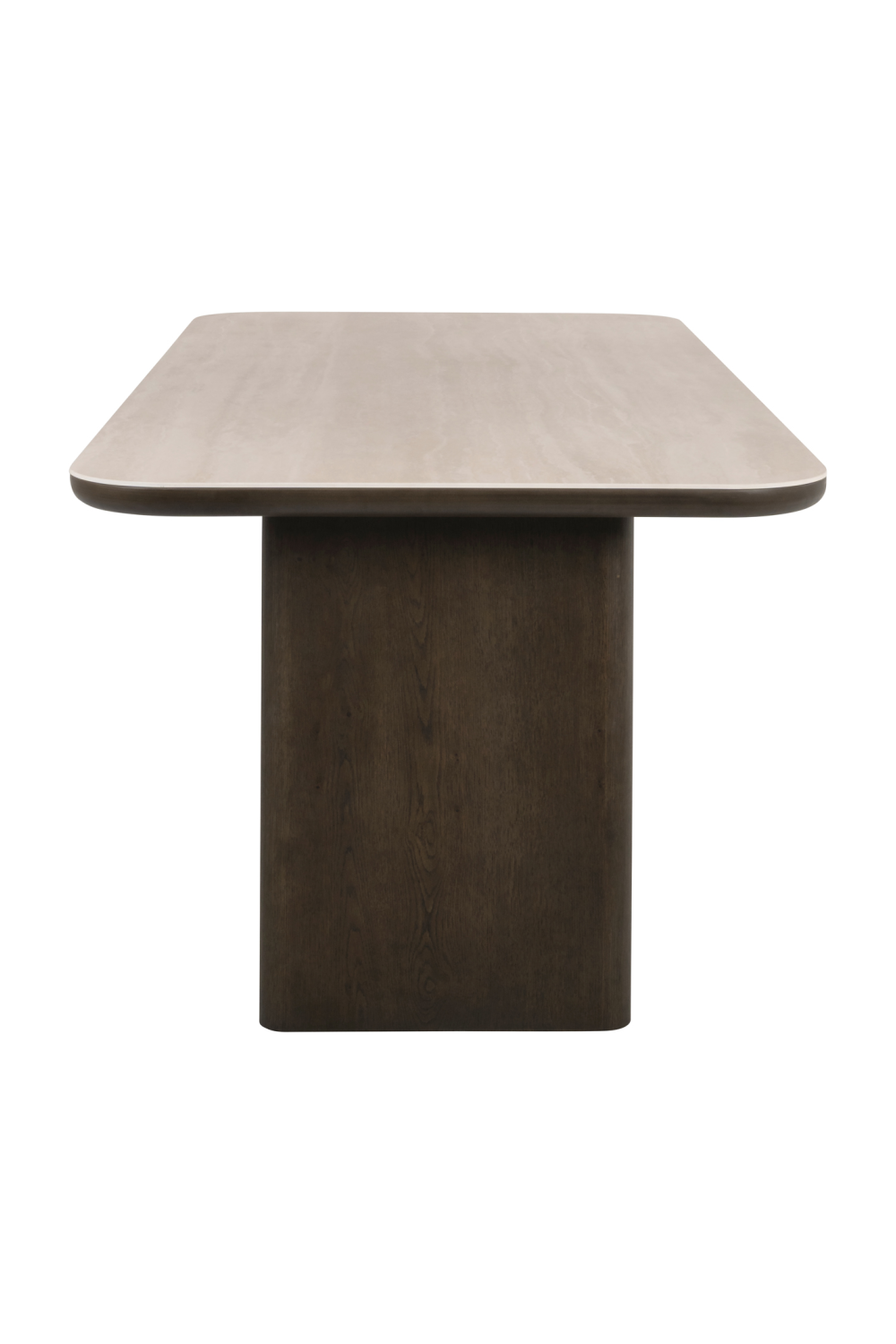 Travertine Ceramic Dining Table | Oroa.com