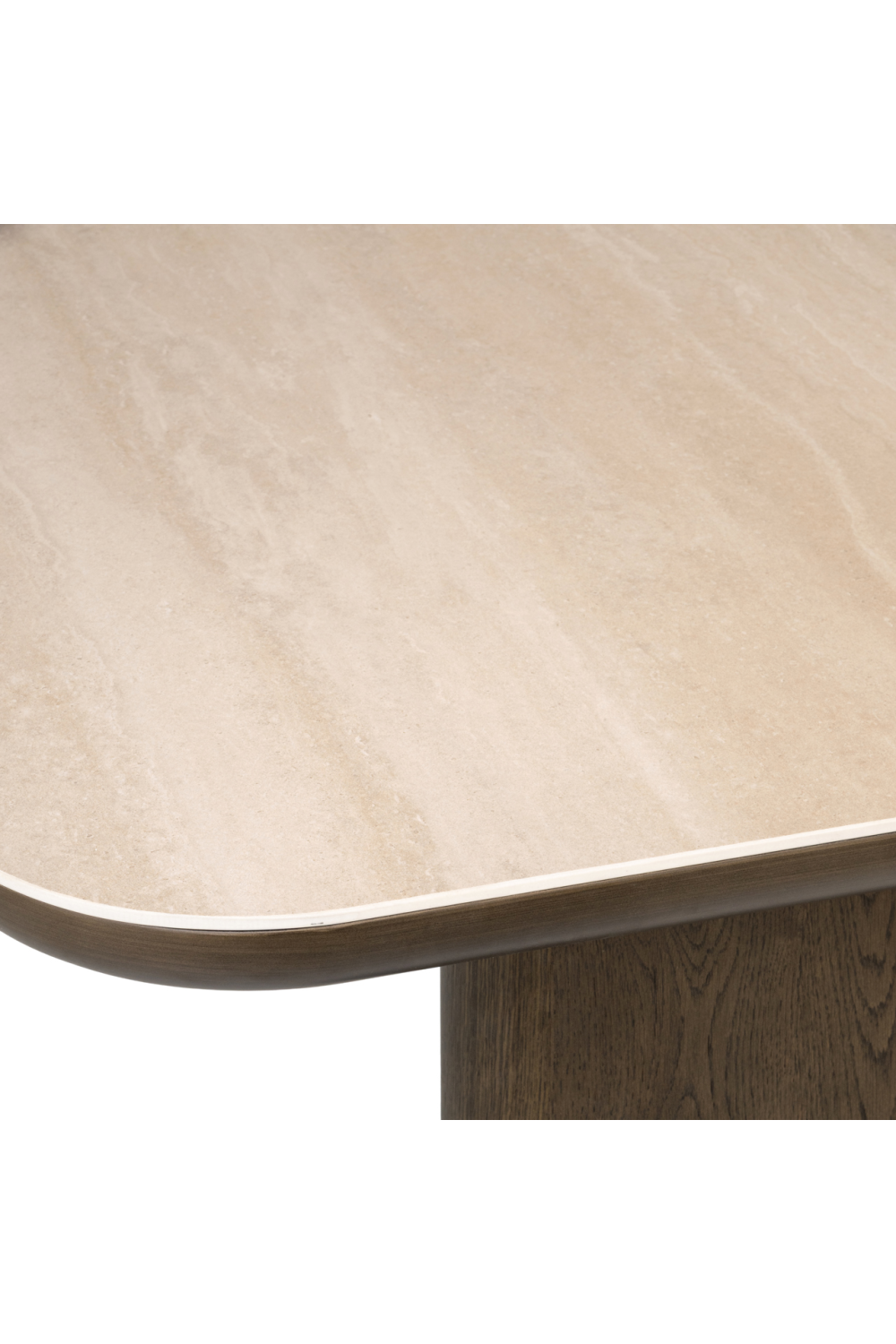 Travertine Ceramic Dining Table | Oroa.com