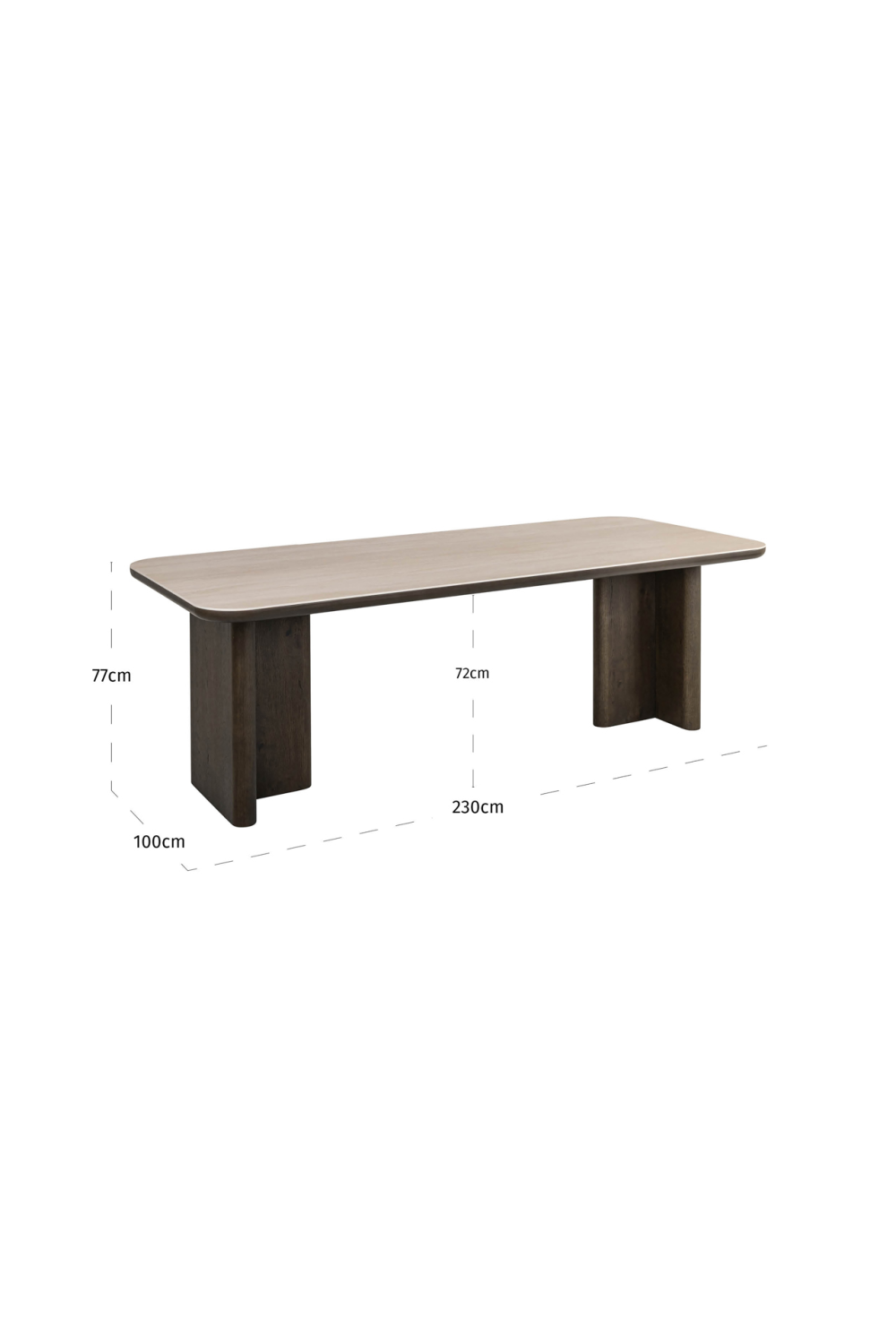 Travertine Ceramic Dining Table | Richmond Interiors Nando | Oroa.com