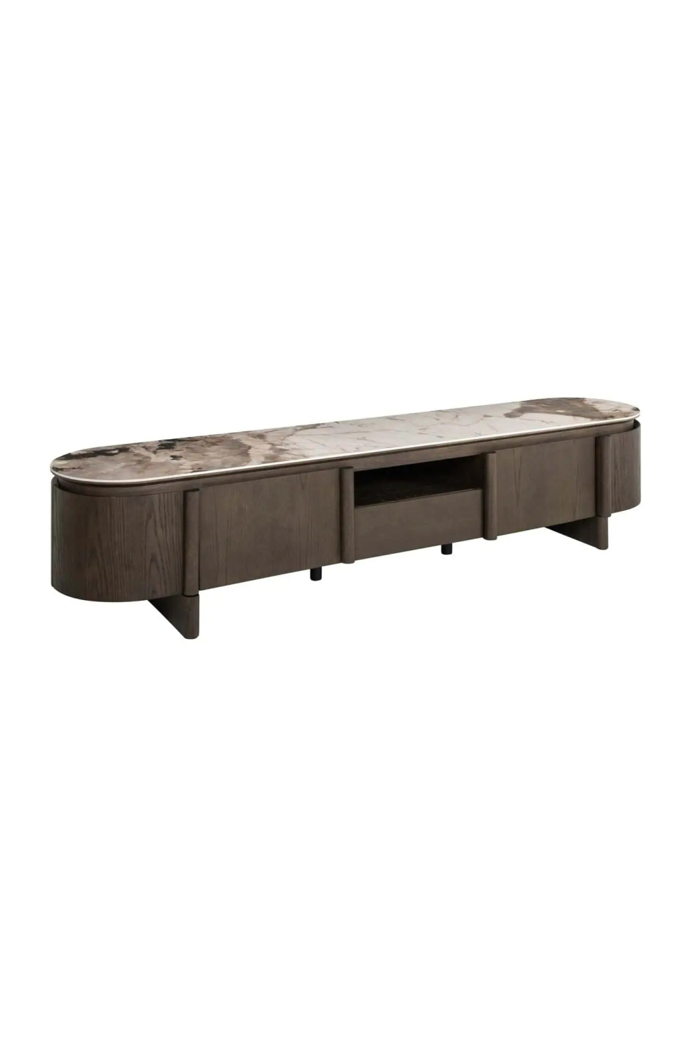 Brown Oak TV Cabinet | Oroa.com