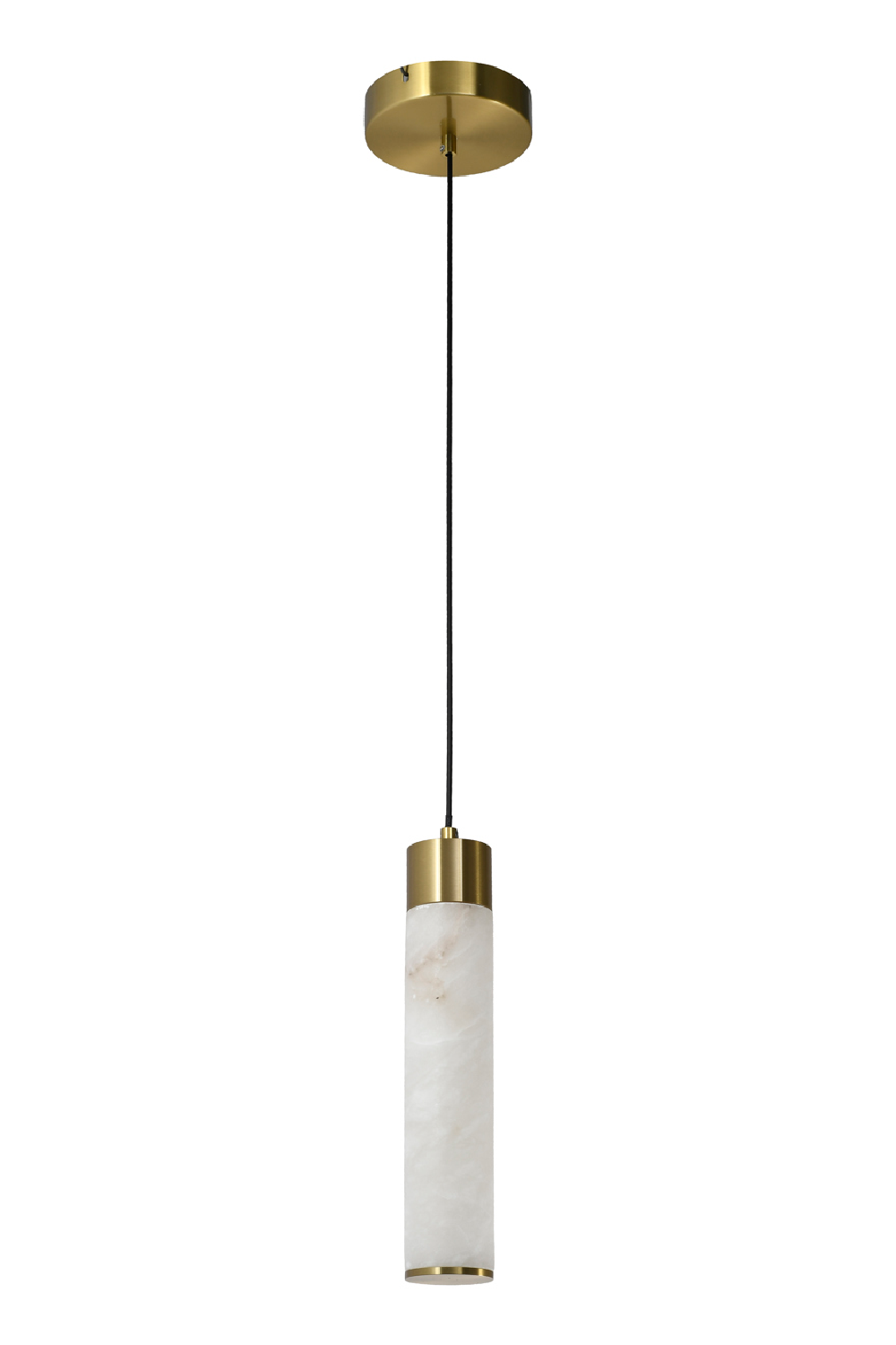 Modern European furniture - White Tubular Alabaster Chandelier - www.oroa.com | Oroa.com