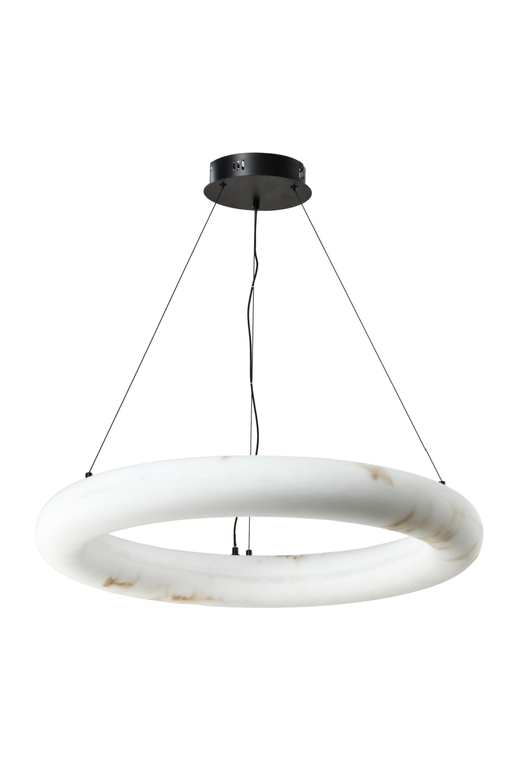 Modern European furniture - White Ring Chandelier - www.oroa.com | Oroa.com