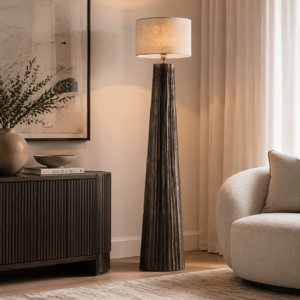Modern European furniture - Bronze Floor Lamp - www.oroa.com | Oroa.com