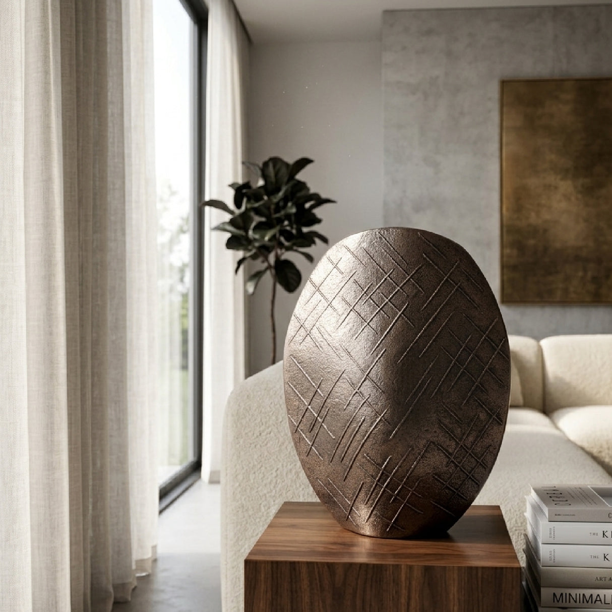 Modern European furniture - Bronze Aluminum Vase - www.oroa.com | Oroa.com