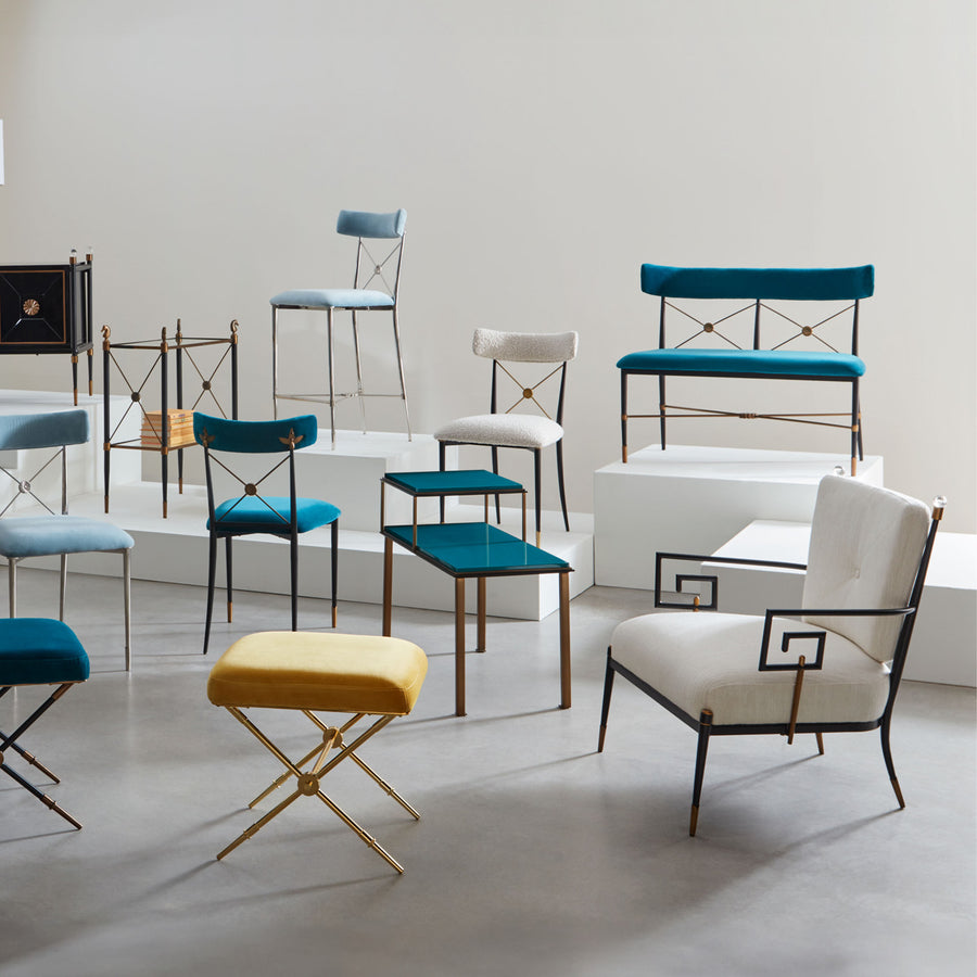 Linen Upholstered Accent Chair | Jonathan Adler Rider | Oroa.com