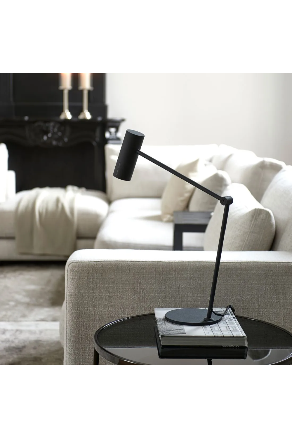 Black Adjustable Table Lamp | Rivièra Maison Morriston | Oroa.com