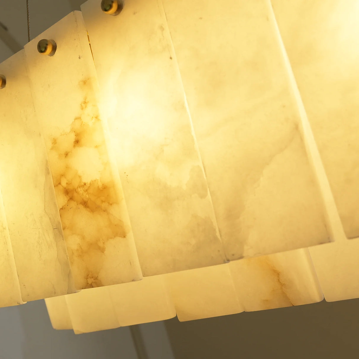 Rectangular Linear Alabaster Chandelier - OROA