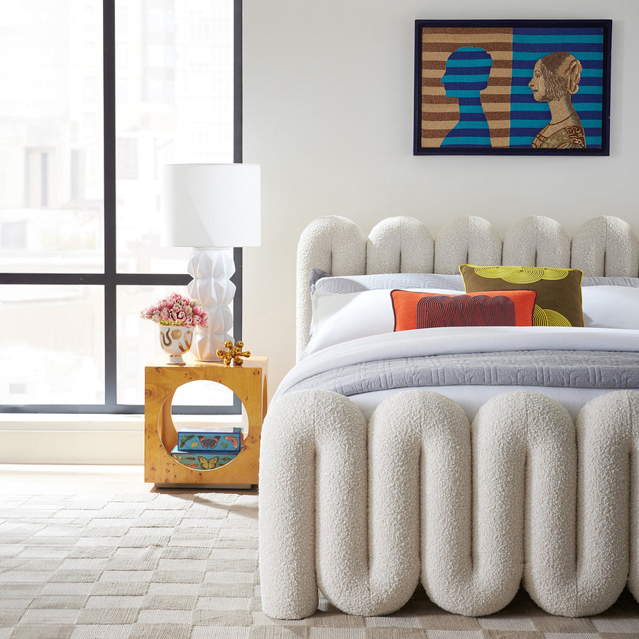 Mappa Wood Accent Table | Jonathan Adler Bond | Oroa.com