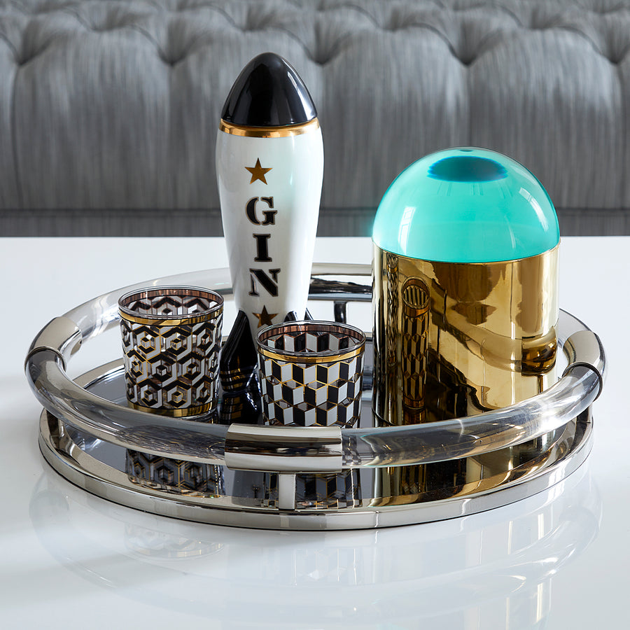 Gold Detail Glassware Set (4) | Jonathan Adler Versailles | Oroa.com