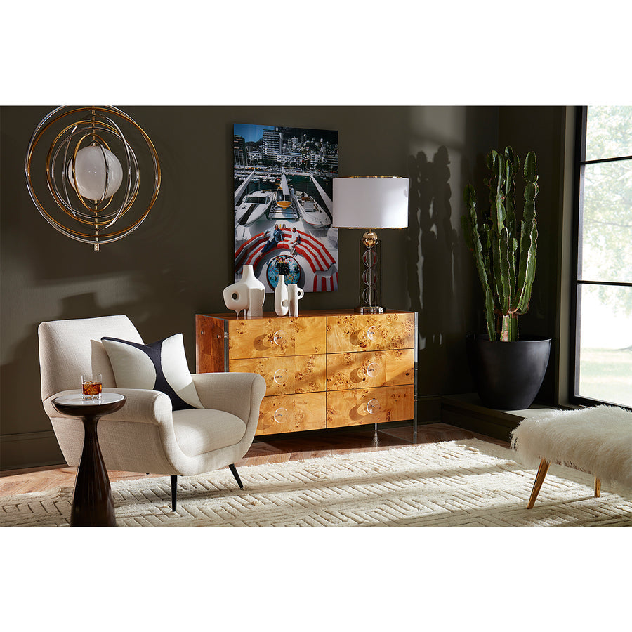 Mappa Wood 6-Drawer Dresser – Bond – alternate view 5