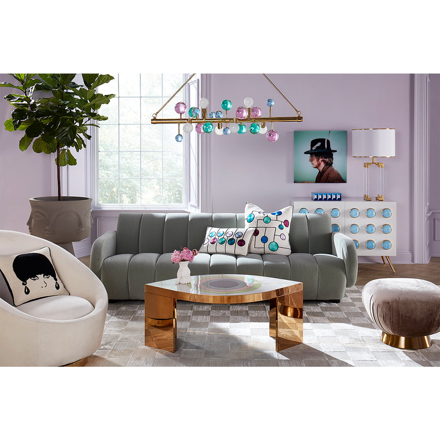 Clear Acrylic Column Table Lamp | Jonathan Adler Jacques | Oroa.com