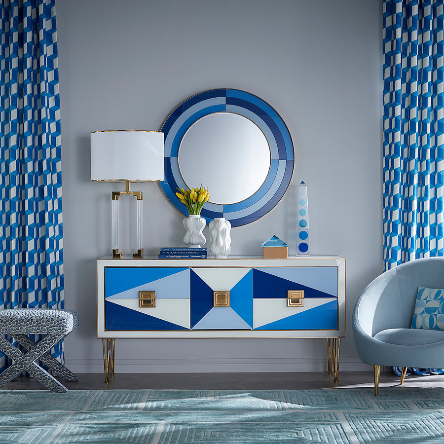 Clear Acrylic Column Table Lamp | Jonathan Adler Jacques | Oroa.com