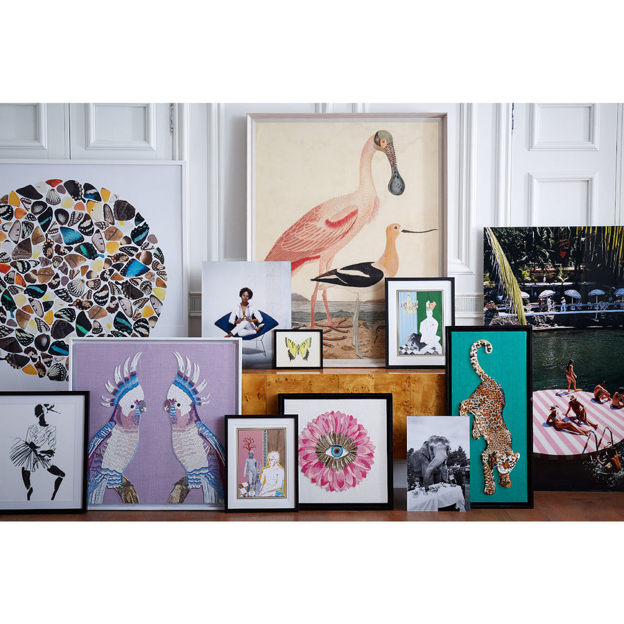 Beaded Bird Wall Art | Jonathan Adler Parrots | Oroa.com