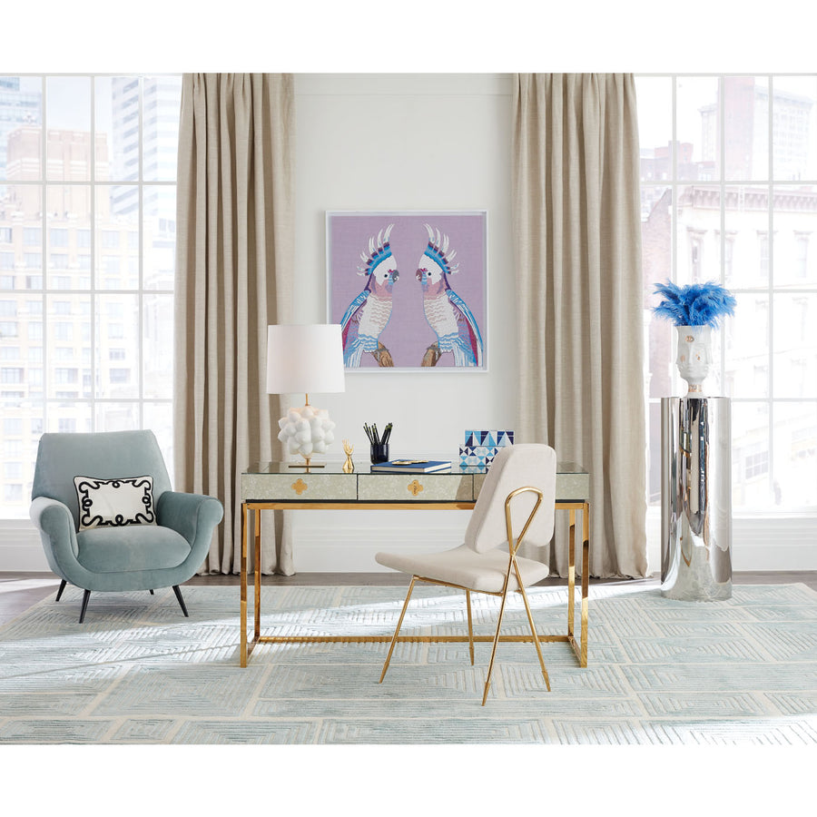 Polished Stainless Steel Pedestal | Jonathan Adler Alphaville | Oroa.com