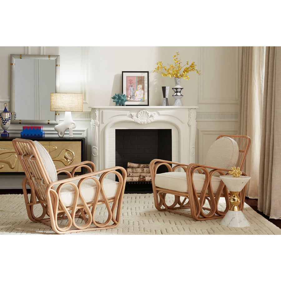 Conical Marble Accent Table | Jonathan Adler Canaan | Oroa.com