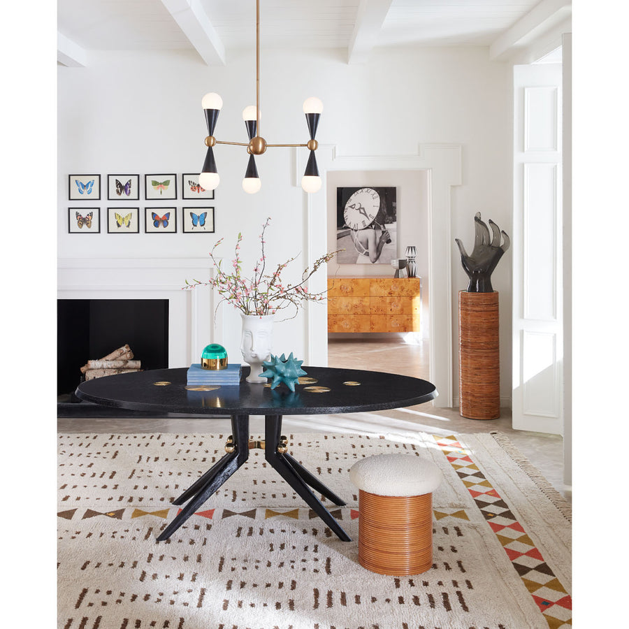 Gray Acrylic Decorative Object | Jonathan Adler Hand | Oroa.com