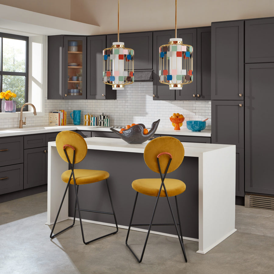 Brass Cage Pendant Lamp | Jonathan Adler Miami | Oroa.com
