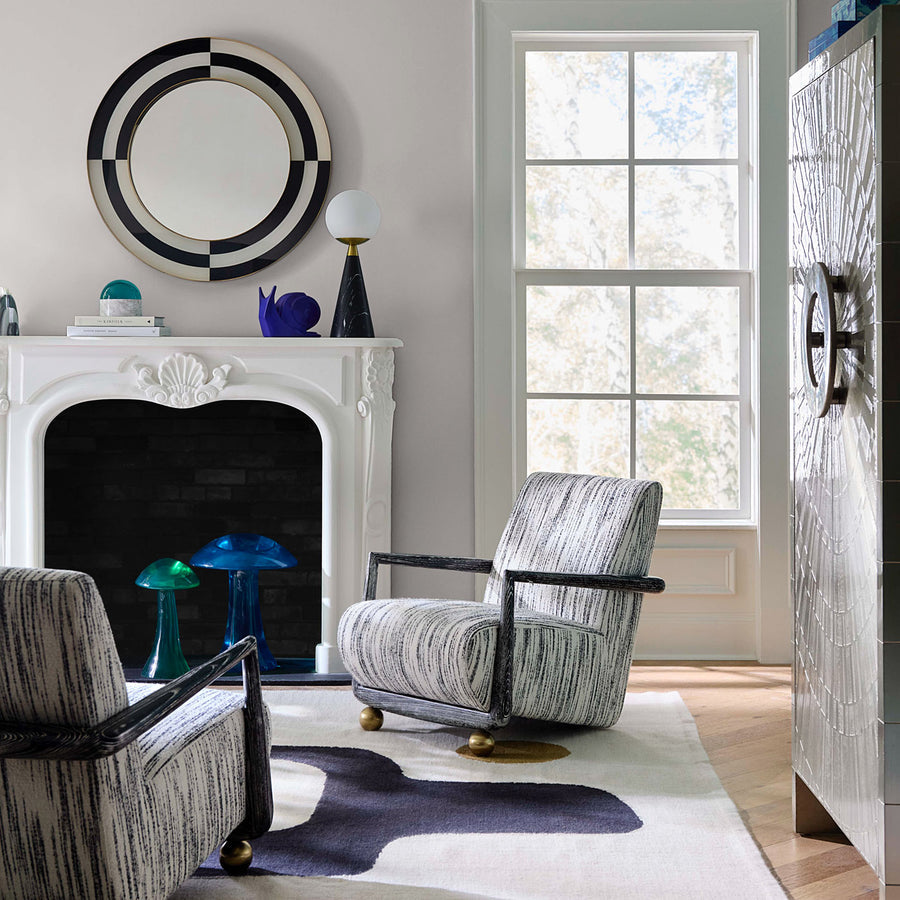 Golden Orb Leg Club Chair | Jonathan Adler St. Germain | Oroa.com