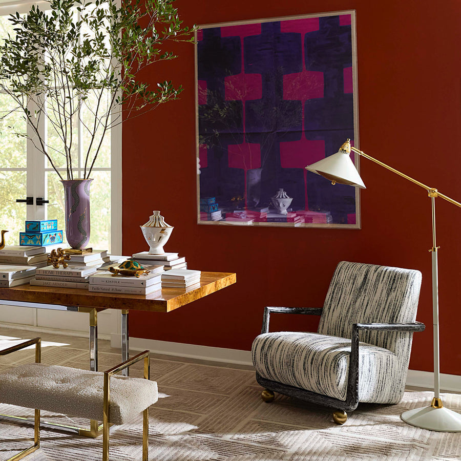 Golden Orb Leg Club Chair | Jonathan Adler St. Germain | Oroa.com