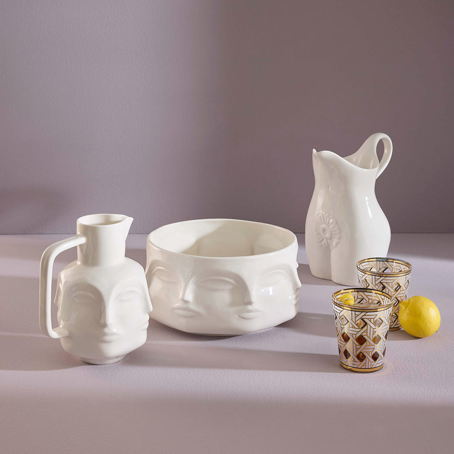 White Porcelain Pitcher | Jonathan Adler Edie | Oroa.com