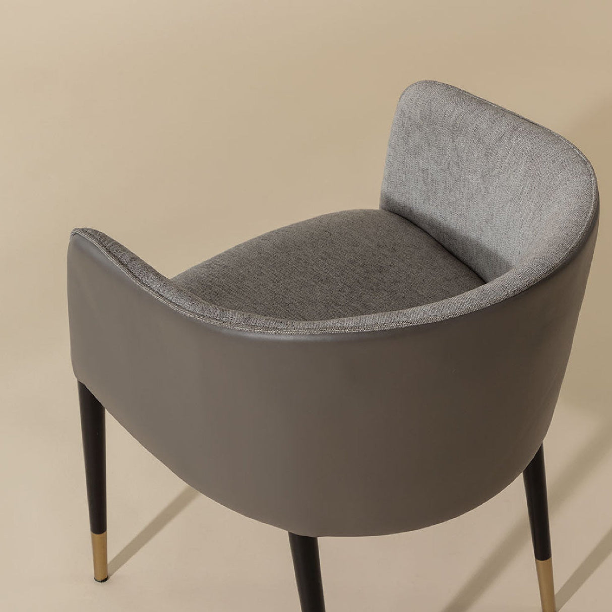 Fabric & Leather Dining Armchair by Splendido Asher Dining Chair, alternate view 5
