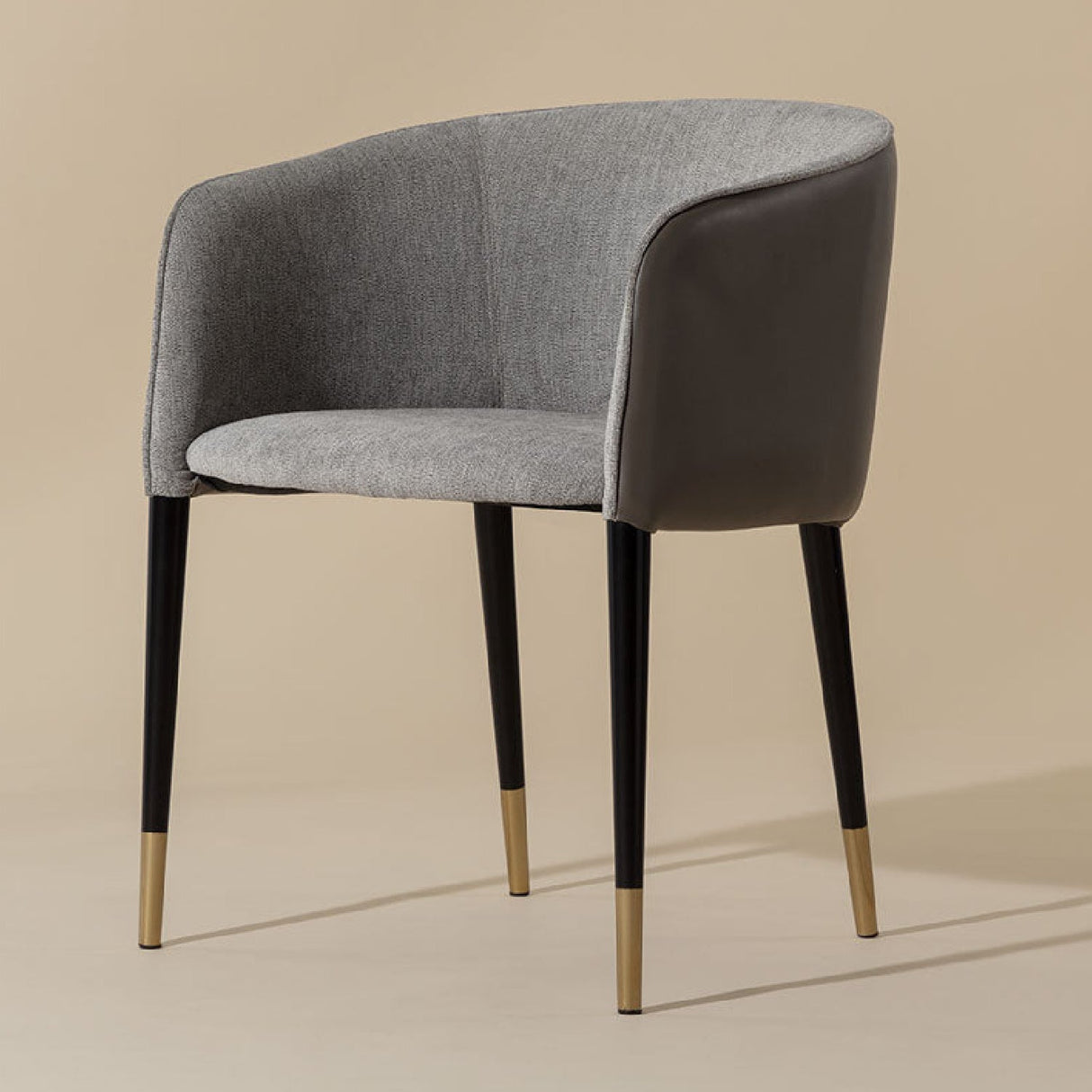 Fabric & Leather Dining Armchair by Splendido Asher Dining Chair, alternate view 4