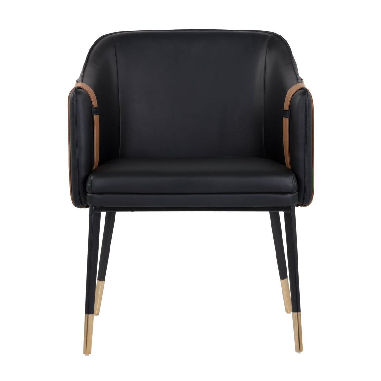 Leather-Inspired Dining Chair by Splendido Carter, alternate view 3