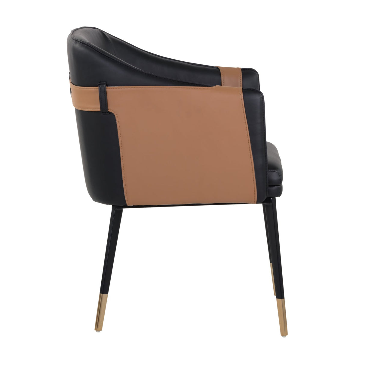 Leather-Inspired Dining Chair by Splendido Carter, alternate view 4