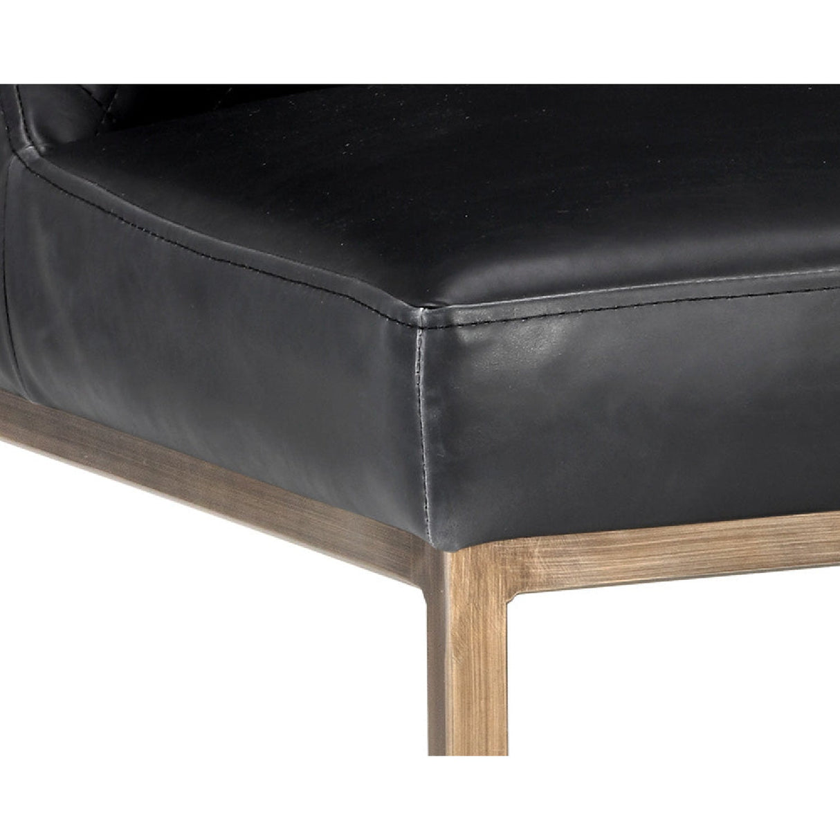 Diamond-Stitched Leather-Inspired Dining Chairs (2) by Splendido Leighland, alternate view 19