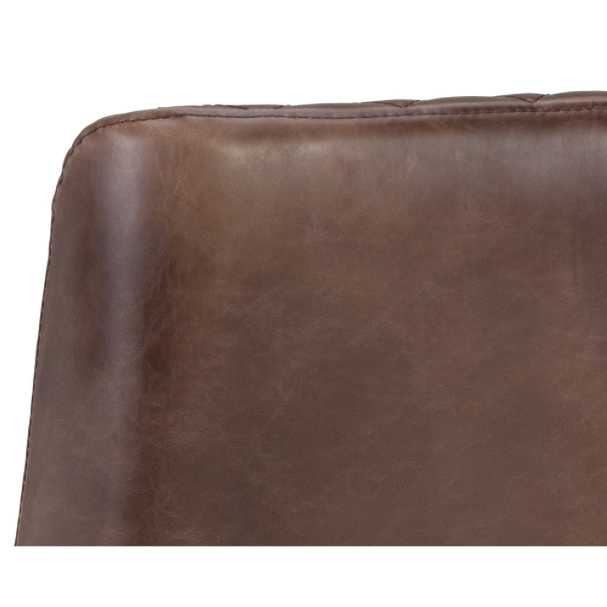 Diamond-Stitched Leather-Inspired Dining Chairs (2) by Splendido Leighland, alternate view 7