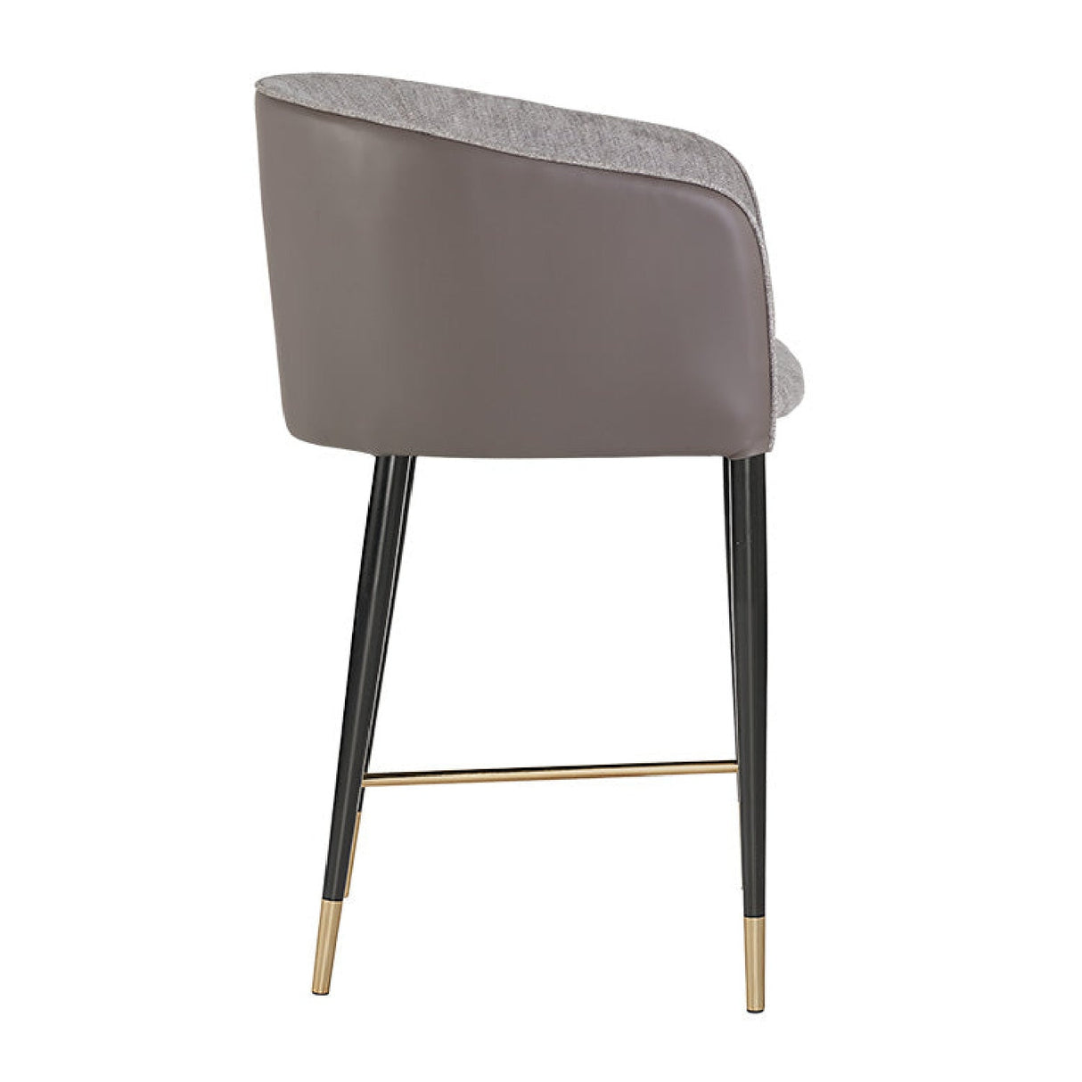 Taupe Leather Counter Stool by Splendido Asher, alternate view 5
