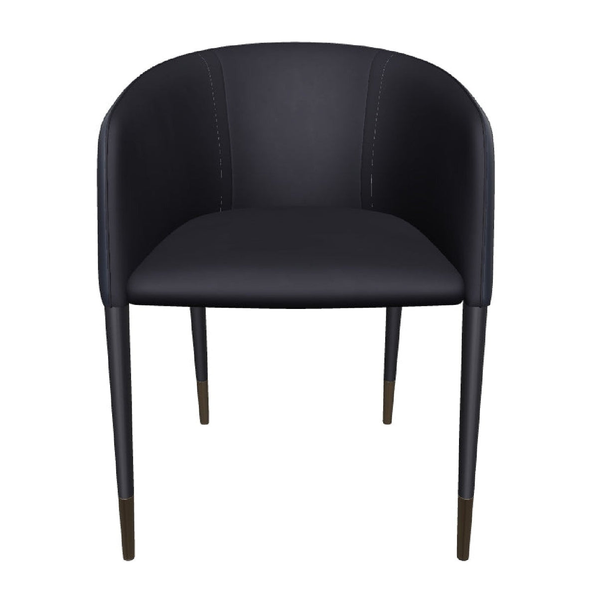 Fabric & Leather Dining Armchair by Splendido Asher Dining Chair, alternate view 19