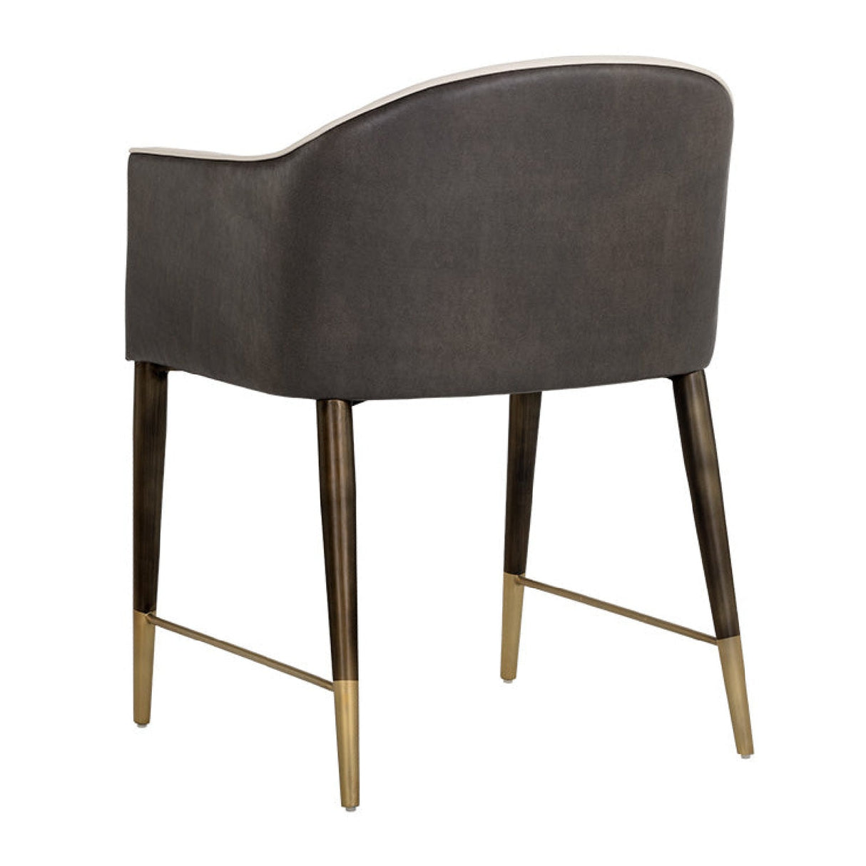 Cream Leather Dining Armchair by Splendido Kylin Dining Chair, alternate view 5