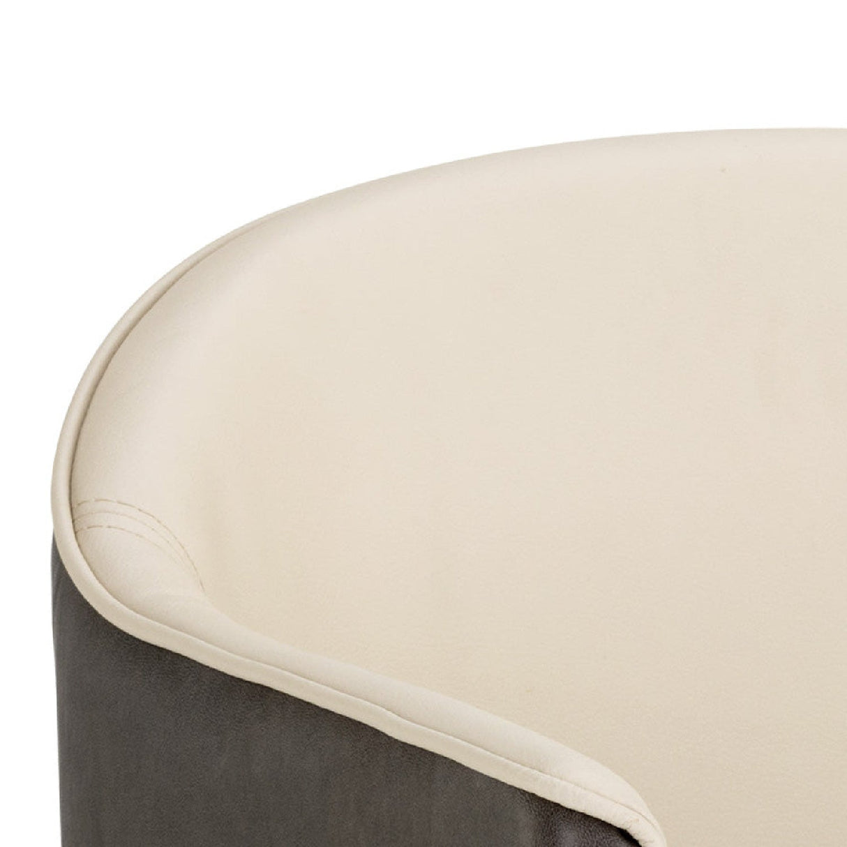 Cream Leather Dining Armchair by Splendido Kylin Dining Chair, alternate view 8
