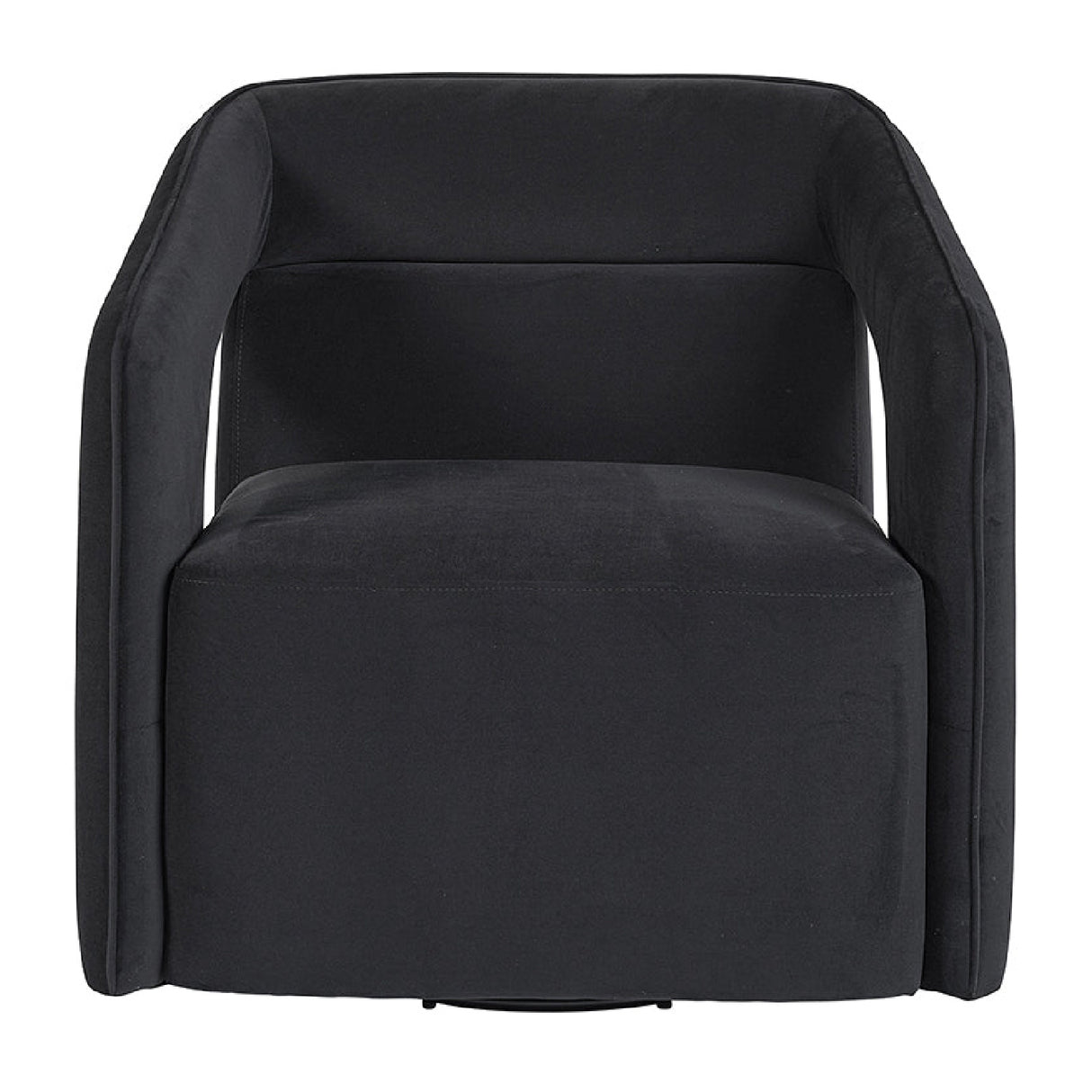 Fabric Upholstered Swivel Lounge Chair by Splendido Kendrick Accent Chair, alternate view 10
